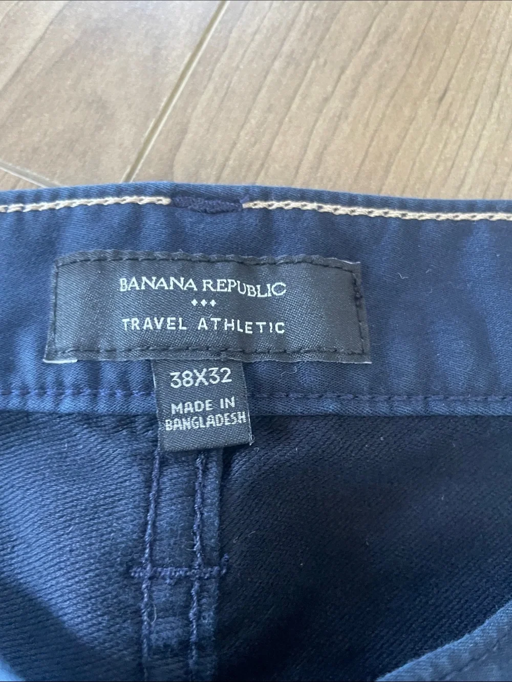 Banana Republic Navy Travel Athletic Pants Sz 38/32 Preowned